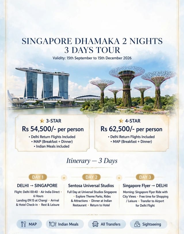 Singapore Dhamaka Tour